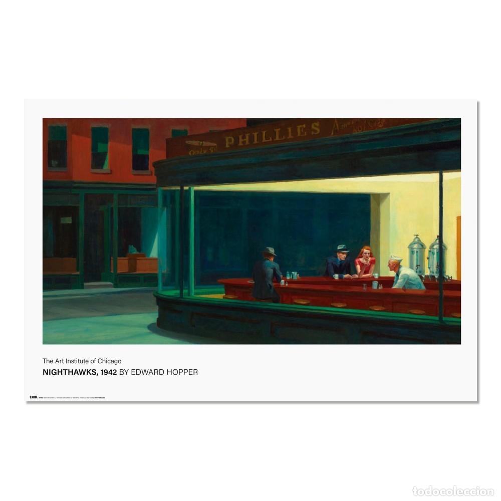 Kino: Poster EDWARD HOPPER NOCT&Aacute;MBULOS (91,5 x 61 cm)