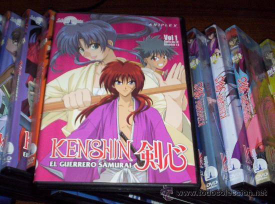 S&eacute;ries de TV: KENSHIN EL GUERRERO SAMURAI - LOTE DE 18 DVD