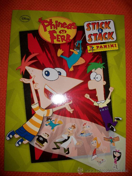 Series de TV: PHINEAS Y FERB - STICK & STACK PANINI - NUEVO - Foto 1