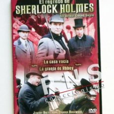 Series de TV: EL REGRESO DE SHERLOCK HOLMES - CASA VACÍA / GRANJA D ABBEY - DVD NUEVO MISTERIO CRIMEN SERIE TV. Lote 36875780