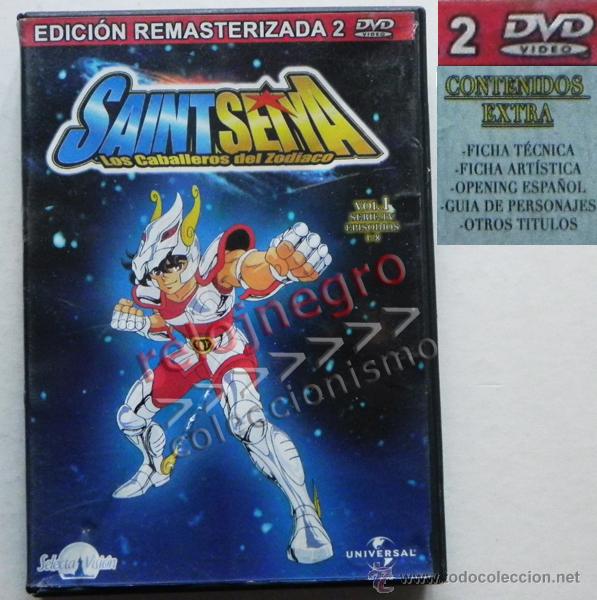 Los Caballeros Del Zodiaco Saint Seiya DVD 5 CAPITULOS Español Latino