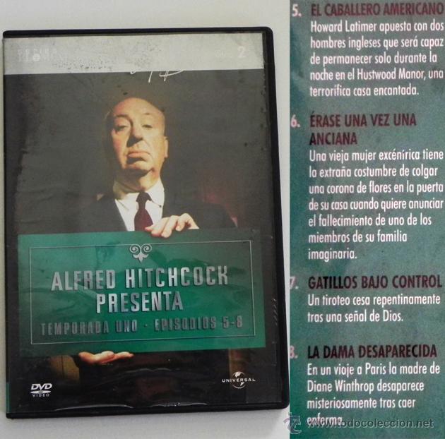 Series de TV: ALFRED HITCHCOCK PRESENTA T. 1 EPISODIO 5 8 DVD MISTERIO SUSPENSE TERROR SERIE DE TV DAMA DESAPARECI