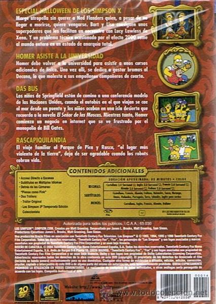 Series de TV: DVD LOS SIMPSON SIMPSON.COM (PRECINTADO) - Foto 2
