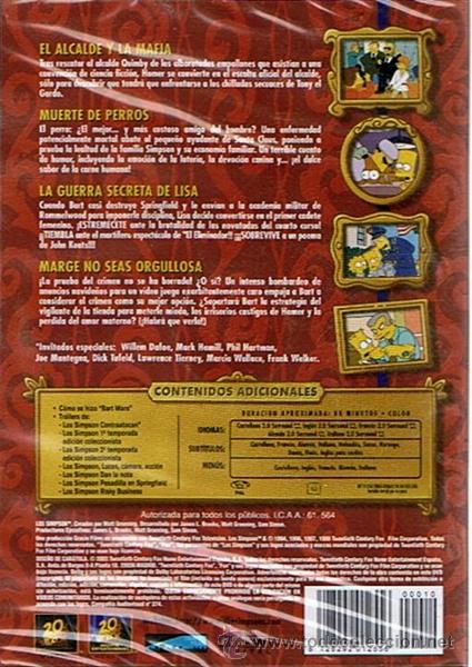 Series de TV: DVD LOS SIMPSON BART WARS (PRECINTADO) - Foto 2