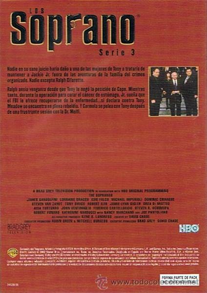 Series de TV: DVD LOS SOPRANO SERIE 3 (4 DVD) - Foto 3