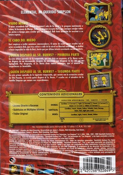 Series de TV: DVD LOS SIMPSON &uml;ASESINATOS EN SPRINGFIELD&uml; (PRECINTADO) - Foto 2