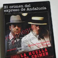 Series de TV: DVD PELÍCULA EL CRIMEN DEL EXPRESO DE ANDALUCÍA LA HUELLA SUSPENSE HECHO REAL IMANOL URIBE -NO LIBRO. Lote 56673926
