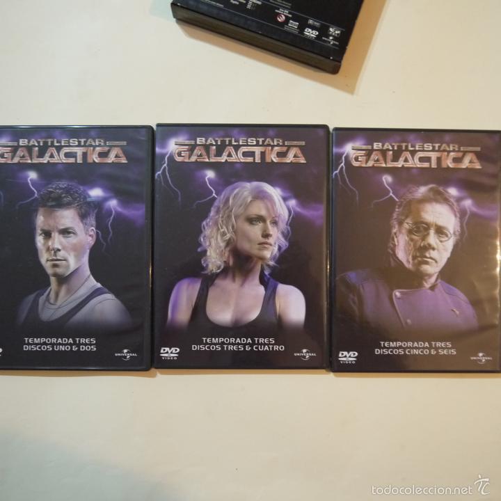 Series de TV: BATTLESTAR GALACTICA. TEMPORADA 3 - 6 DVDS - COMPLETA - Foto 2