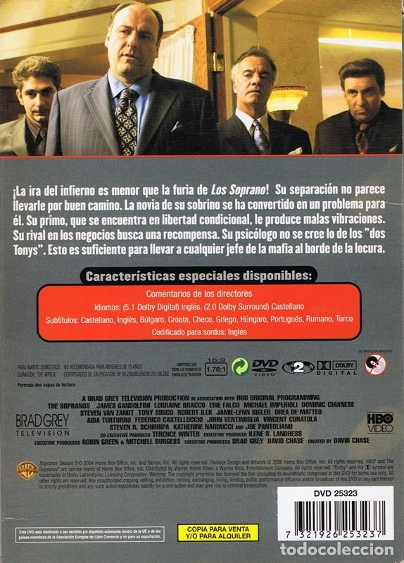 Series de TV: LOS SOPRANO 5&ordf; TEMPORADA (4 DVD) - Foto 2