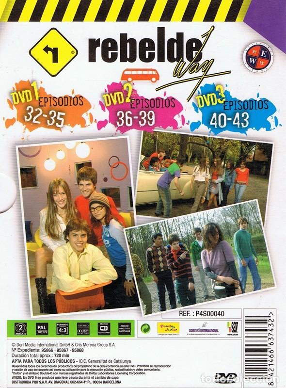 Series de TV: REBELDE WAY EPISODIOS 32 - 43 (3 DISCOS) - Foto 4
