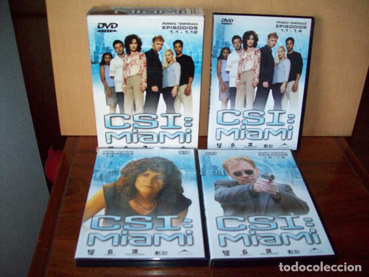 Series de TV: CSI:MIAMI - PRIMERA TEMPORADA - EPISODIOS 1.1 - 1.12 EN DVD -   3   DVDS