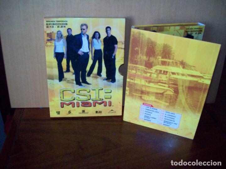 Series de TV: CSI:MIAMI  -   SEGUNDA    TEMPORADA  -  EPISODIOS  2.13  -  2.24  EN  DVD  -   3  DVDS