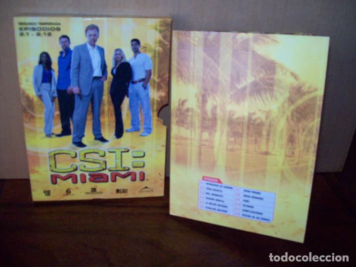 Series de TV: CSI:MIAMI  -   SEGUNDA    TEMPORADA  -  EPISODIOS  2.1  -  2.12  EN  DVD  -   3  DVDS