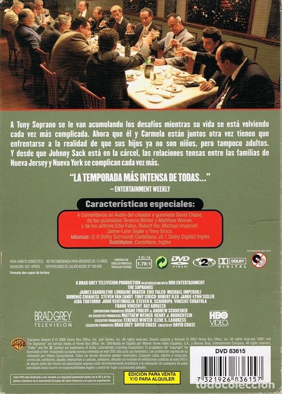 Series de TV: DVD LOS SOPRANO TEMPORADA 6&ordf; ( 4 DISCOS) - Foto 2