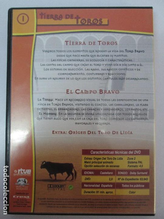 Series de TV: TIERRA DE TOROS. GRANDES DOCUMENTALES TVE. DVD NUM: 1/2/3/4/5/6 Y 7. VER FOTOGRAFIAS ADJUNTAS - Foto 4 - 84716112
