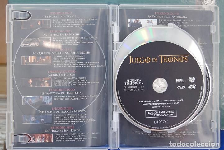 Series de TV: Juego de tronos. 2&ordf; temporada. DVD - Foto 2