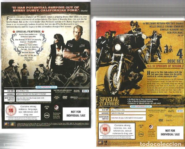 Series de TV: SONS OF ANARCHY : COMPLETE SEASONS 1 TO 6 ( 25 DVD, 49 EPISODES ) MOTEROS - Foto 4 - 92928165