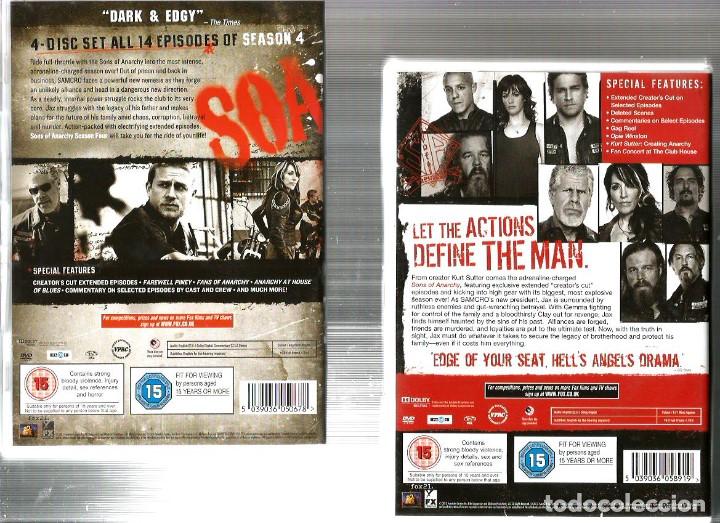 Series de TV: SONS OF ANARCHY : COMPLETE SEASONS 1 TO 6 ( 25 DVD, 49 EPISODES ) MOTEROS - Foto 7 - 92928165