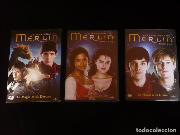 Series de TV: las aventuras de merlin primera temporada en 4 discos como nuevos