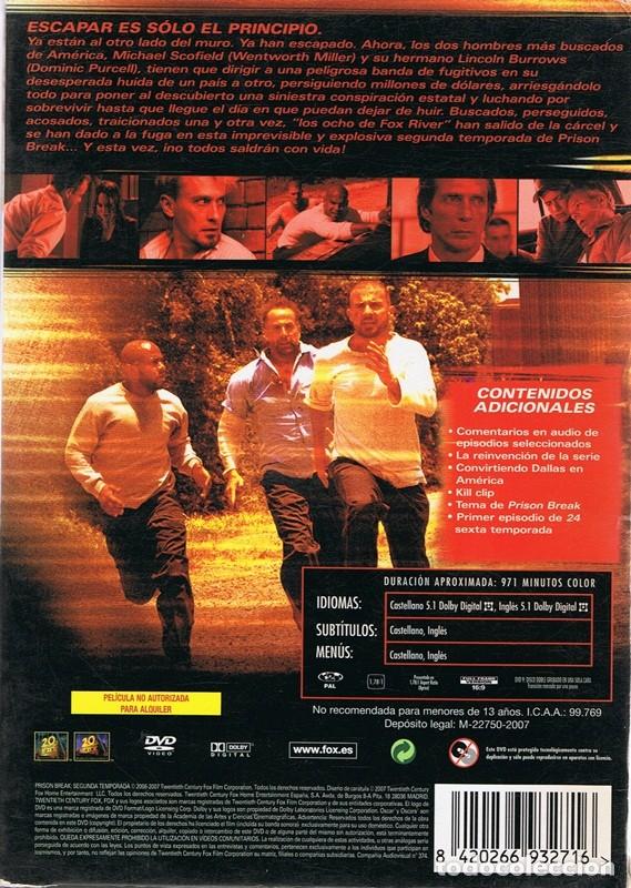 Series de TV: PRISON BREAK 2&ordf; TEMPORADA  ( 6 DVD) - Foto 3
