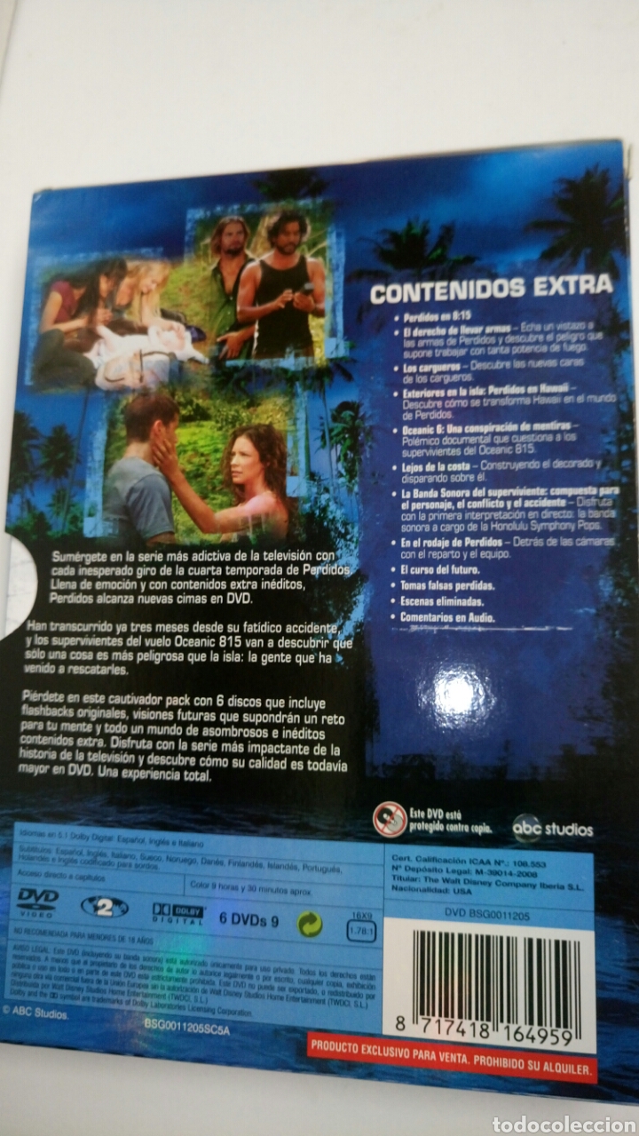 Series de TV: PERDIDOS, cuarta temporada completa. - Foto 2
