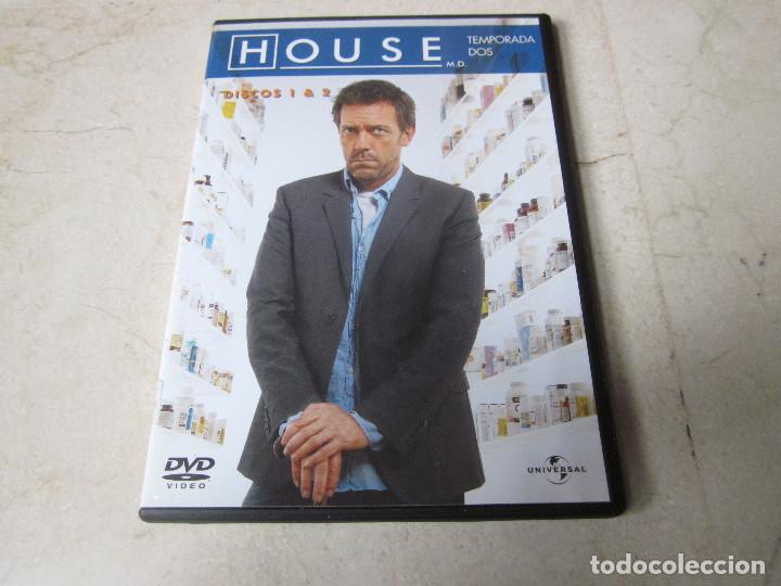 Fernsehserien: HOUSE TEMPORADA DOS (2) DVD - DISCOS 1 & 2 - 2 DVDS - UNIVERSAL 2006