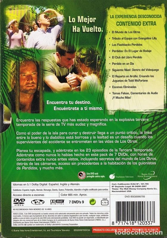 Series de TV: PERDIDOS TEMPORADA COMPLETA 3 ( 7 DVD) - Foto 3
