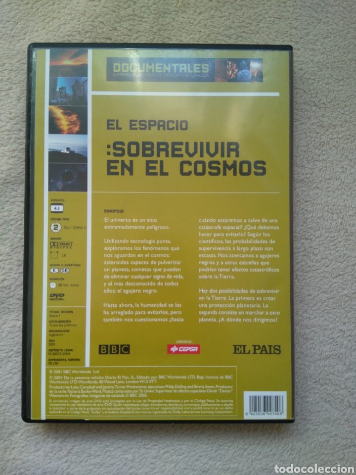 Series de TV: Sobrevivir en el cosmos - Dvd - Documental El espacio - Foto 2