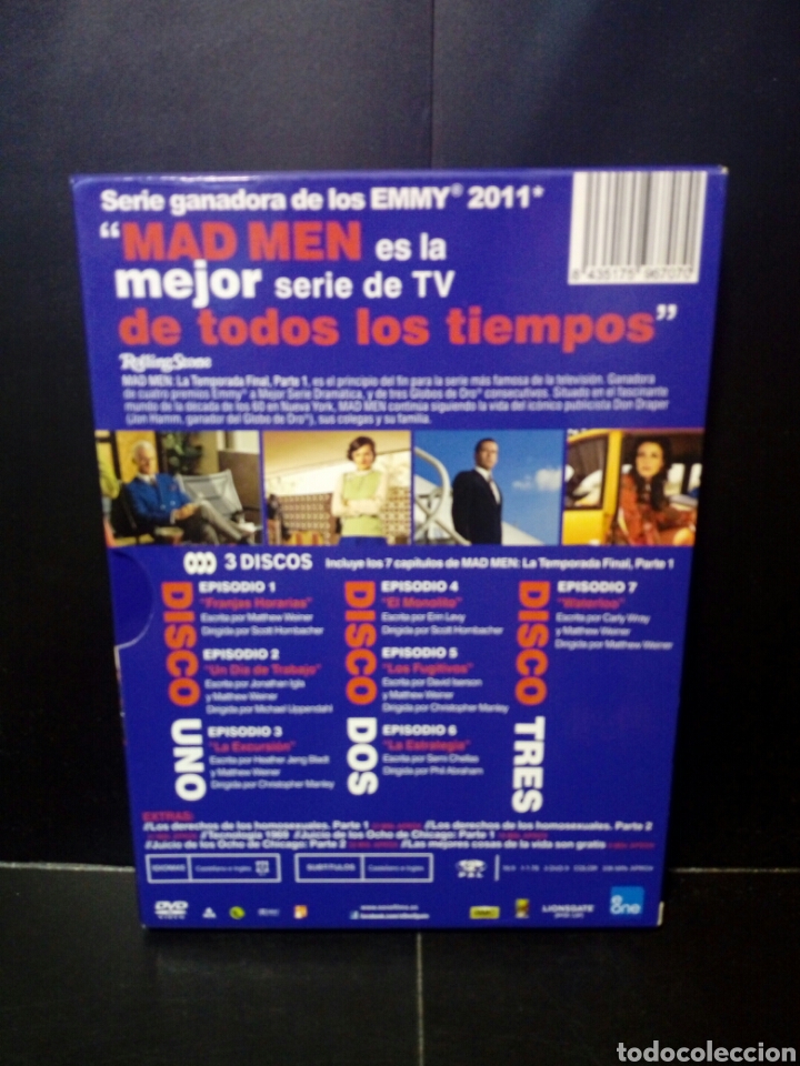 Series de TV: Mad Men- la temporada final parte 1 DVD - Foto 2