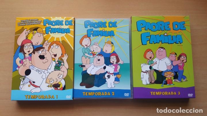 Series de TV: PADRE DE FAMILIA - TEMPORADA 1 , 2 Y 3 - DVD