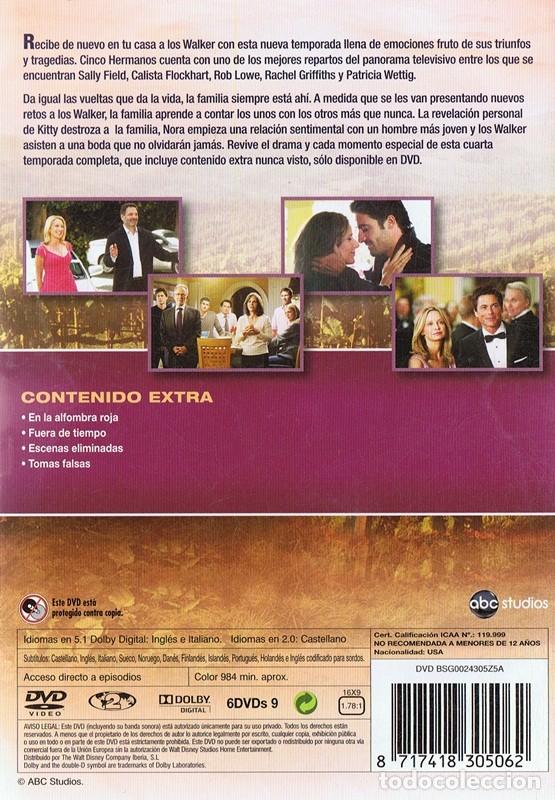 Series de TV: CINCO HERMANOS CUARTA TEMPORADA ( 6 DISCOS) - Foto 2