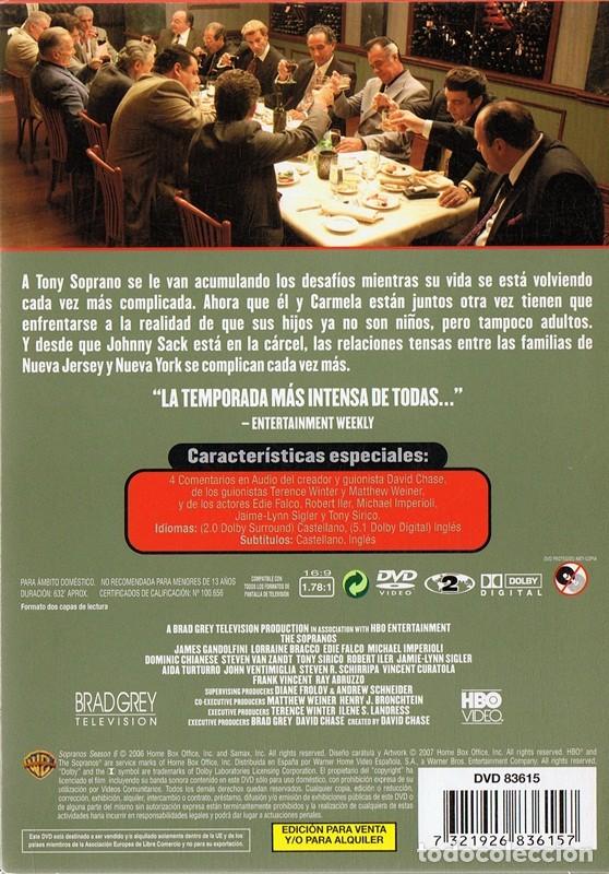 Series de TV: LOS SOPRANO SERIE 6  (4 DVD) - Foto 2