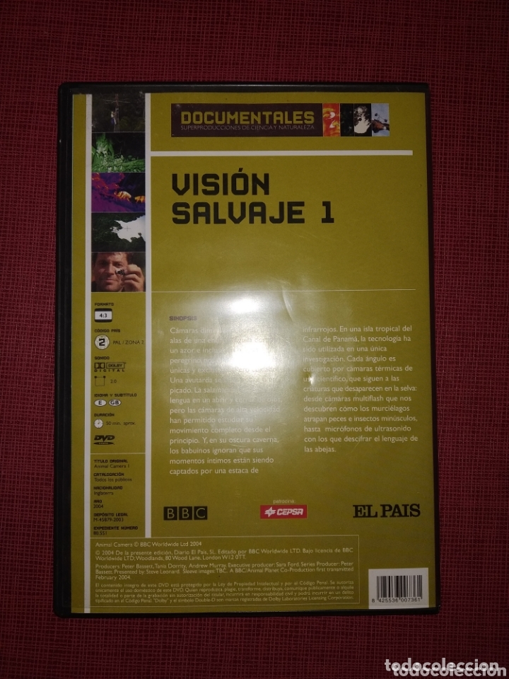 Series de TV: DVD VISION SALVAJE 1 DOCUMENTALES EL PAIS BBC - Foto 3