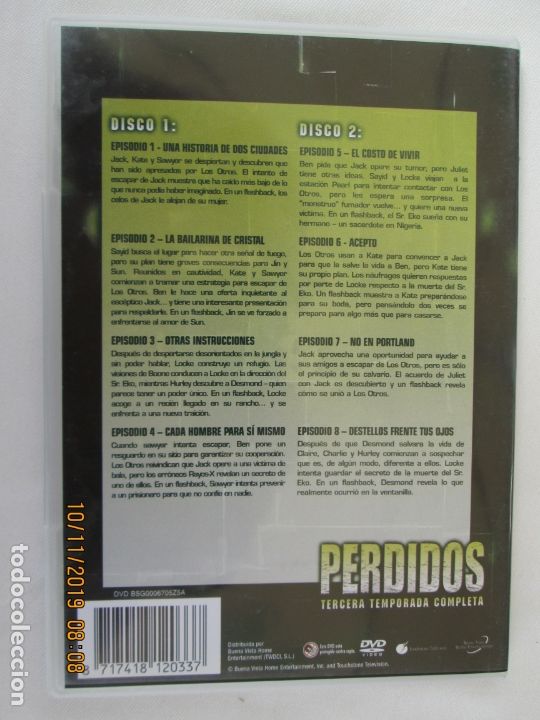 Series de TV: PERDIDOS - TERCERA TEMPORADA - 4 DVD. - Foto 7