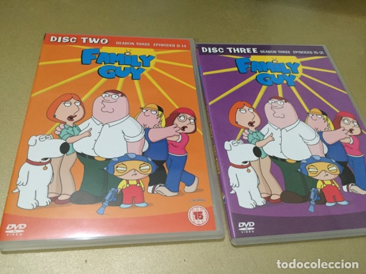 2 dvd family guy season three importación . - Acheter Séries TV en DVD  sur todocoleccion