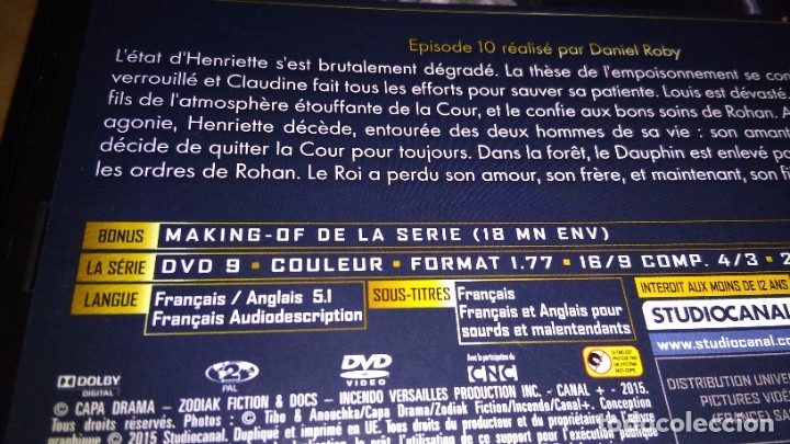 Series de TV: Dvd Versailles episodio 9 a 10 - Foto 2