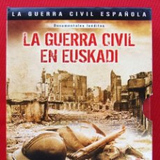 Series de TV: LA GUERRA CIVIL EN EUSKADI. 2 DVDS. DESCATALOGADA. DOCUMENTALES INÉDITOS. BUEN ESTADO.. Lote 183469542