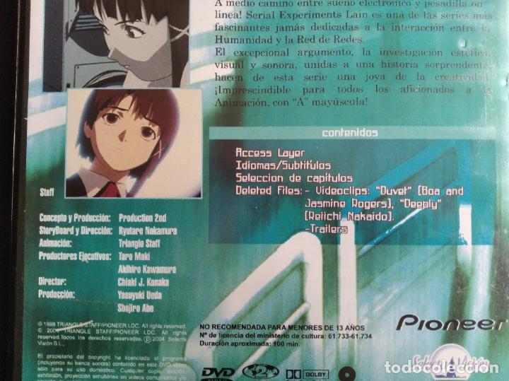 Series de TV: LAIN - PELICULA DVD MANGA ANIME - - Foto 2