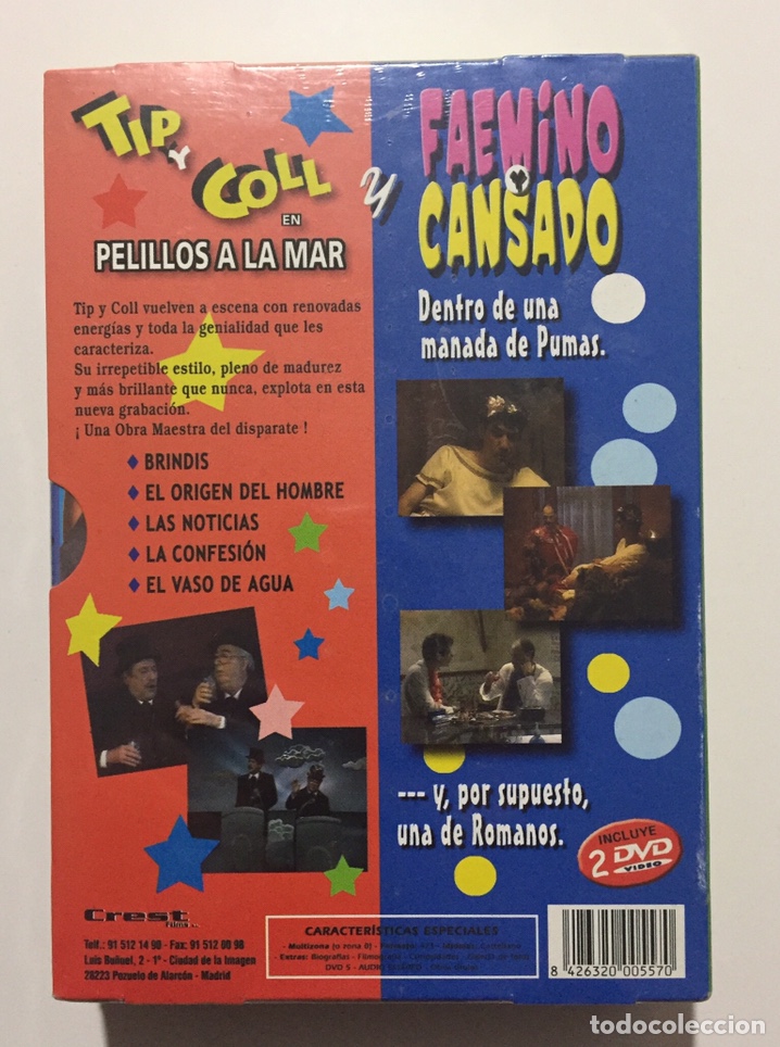 Series de TV: TIP Y COLL FAEMINO Y CANSADO PACK 2 DVDS - Foto 2