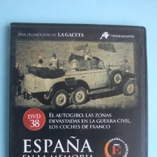 Series de TV: AUTOGIRO ZONAS DESVASTADAS GUERRA CIVIL COCHES FRANCO – DVD Nº 38 ESPAÑA EN LA MEMORIA. Lote 203614645
