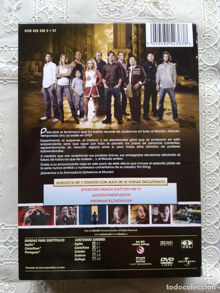 Series de TV: H&Eacute;ROES - TEMPORADA 1 - 7 DVD - Foto 2