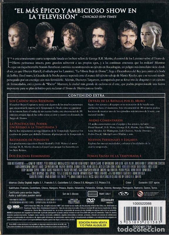 Series de TV: JUEGO DE TRONOS CUARTA TEMPORADA COMPLETA - Foto 2