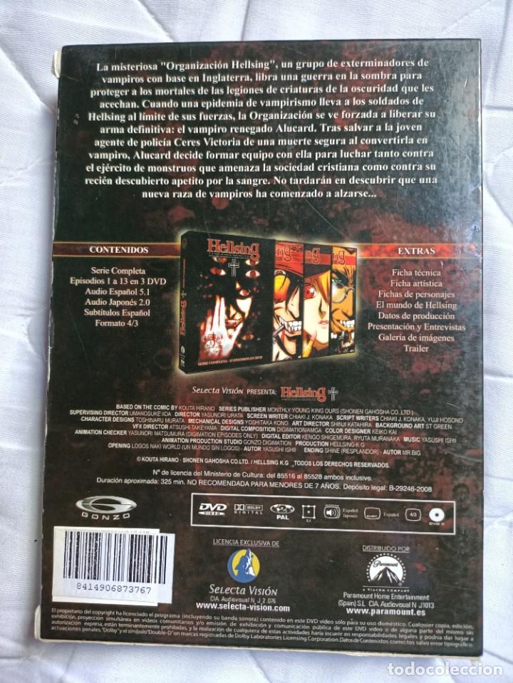 Series de TV: HELLSING Serie completa 13 episodios en 3 discos DVD - Foto 2