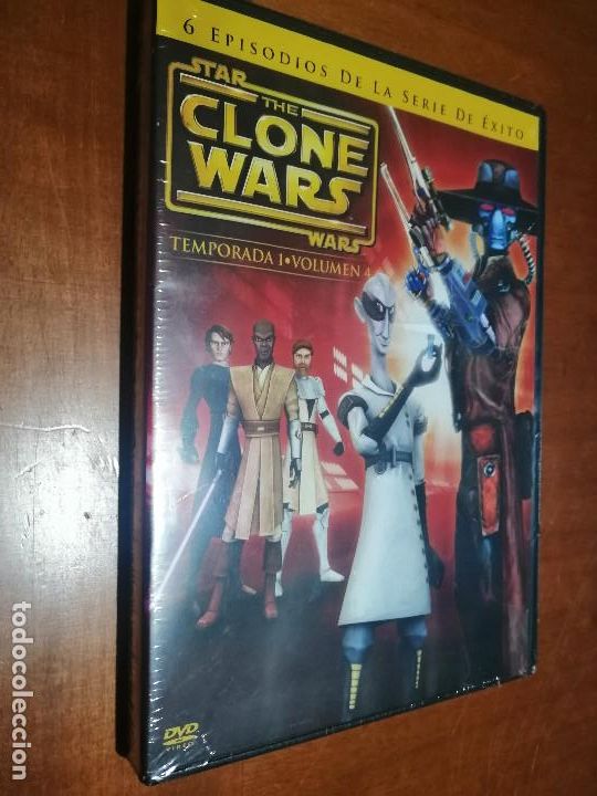 Fernsehserien: THE CLONE WARS. STAR WARS. SERIE. TEMPORADA 1. VOLUMEN 4. DVD PRECINTADO. SIN ABRIR