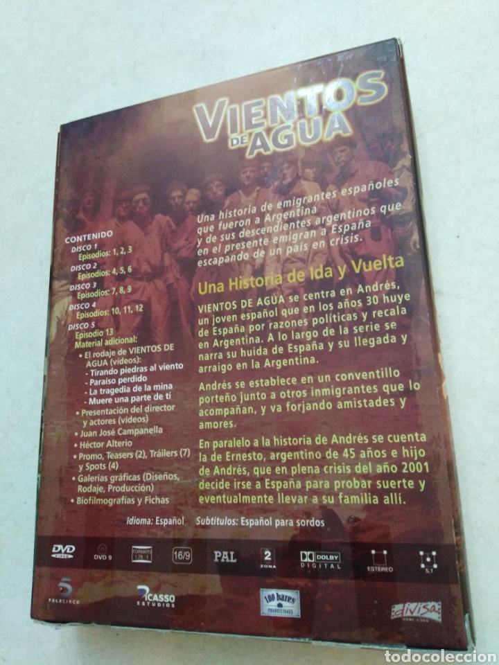 Series de TV: Vientos de agua, 5 DVD - Foto 2