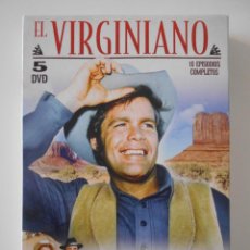 Series de TV: EL VIRGINIANO. VOLUMEN 2. 5 DVD'S CON 10 EPISODIOS COMPLETOS DE LA MITICA SERIE DE TV. CON JAMES DRU. Lote 226453805