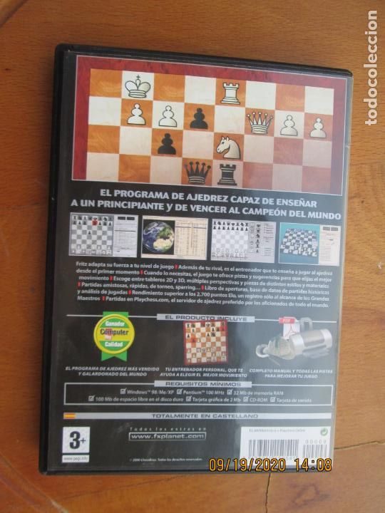 Series de TV: FRITZ 6 pc-cd-rom fx AJEDREZ CHESS escacs- CON MANUAL - Foto 2