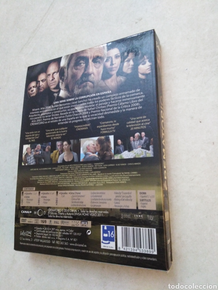 Series de TV: Crematorio, serie TV completa ( 3 DVD ) - Foto 2