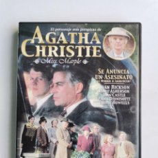 Series de TV: SE ANUNCIA UN ASESINATO MISS MARPLE AGATHA CHRISTIE DVD. Lote 235283195