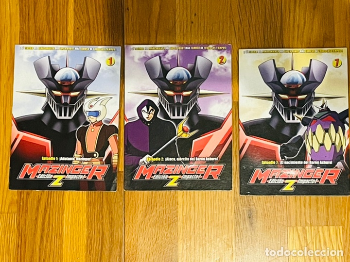 S&eacute;ries de TV: Lote 3 DVD, Mazinger Z, Edici&oacute;n Impacto.